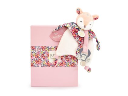 Doudou Dárková sada Hračka s úchytem na dudlík Koloušek Boh'aime 20 cm