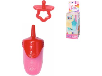 ZAPF BABY BORN Set lahvička kojenecká + dudlík pro panenku miminko 2 barvy