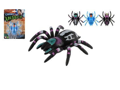 Pavouk lezoucí po skle plast 8cm