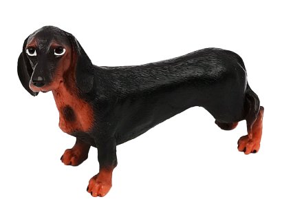 E - Figurka Pes Jezevčík krátkosrstý 18,5 cm