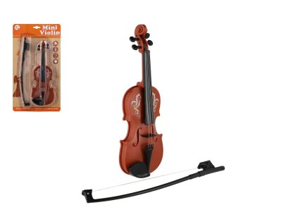 Housle/Viola plast 26cm na kartě 19x34,5x4cm