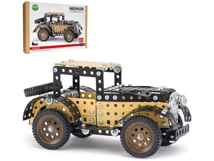 MERKUR Auto veterán 312 dílků *KOVOVÁ STAVEBNICE*