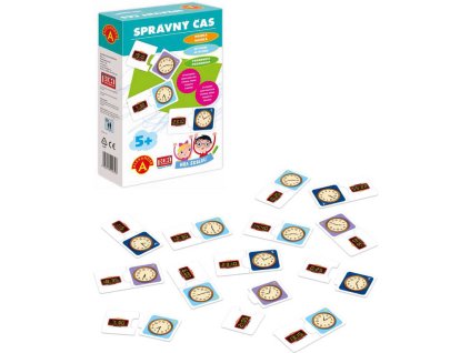 ALEXANDER Hra školou Správný čas naučná hra v krabici