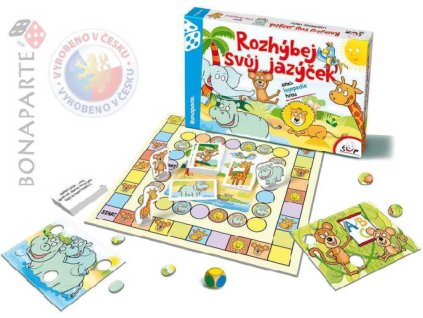 BONAPARTE Hra Rozhýbej svůj jazýček aneb logopedie hrou