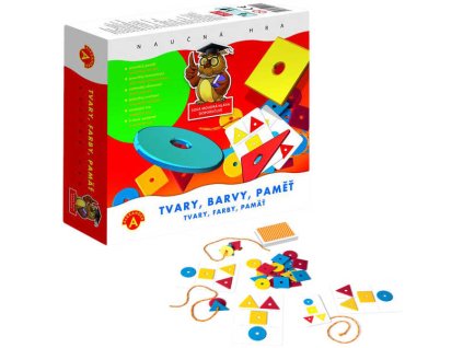 ALEXANDER Tvary Barvy Paměť hra naučná v krabici *SPOLEČENSKÉ HRY*