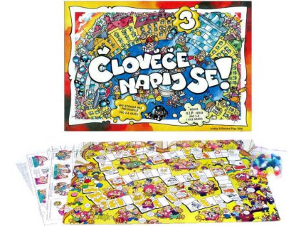 PILGR Hra Člověče napij se 3 *SPOLEČENSKÉ HRY*
