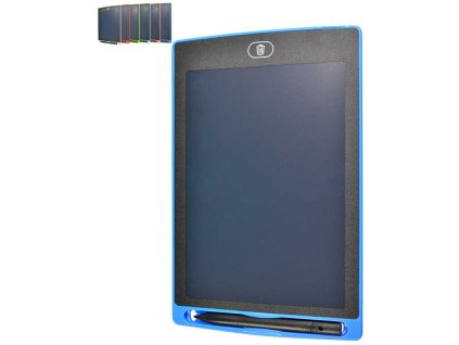Tabulka tablet kreslící magická 23x15cm set s perem na baterie 6 barev v krabici