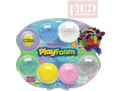 PlayFoam pěnová kuličková modelína workshop boule set 7ks