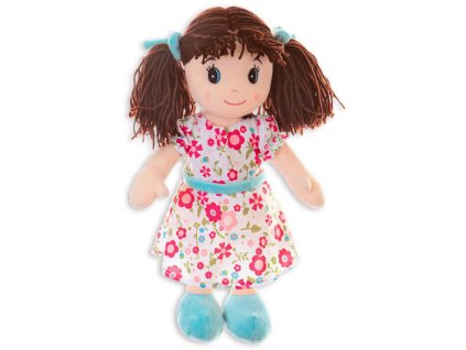 PLYŠ Panenka textilní hadrová Ema mluví česky látková na baterie Zvuk CZ