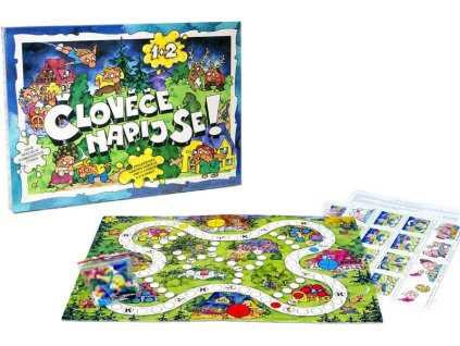 PILGR Hra Člověče,NAPIJ SE I+II new *SPOLEČENSKÉ HRY*