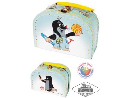 KAZETO Kufr KRTEK (Krteček) a kalhotky mini KUFŘÍK 16 cm