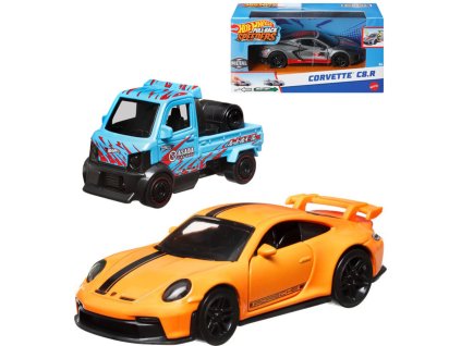 MATTEL HOT WHEELS Auto zpětný chod 1:43 kovové 8 druhů