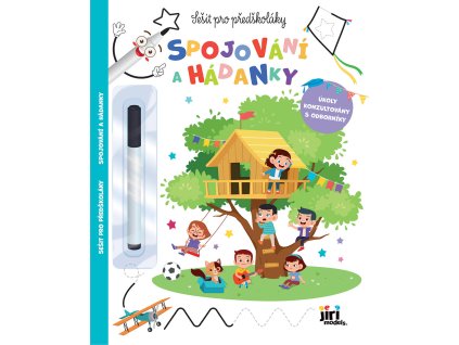 JIRI MODELS Sešit pro předškoláky Spojování a hádanky