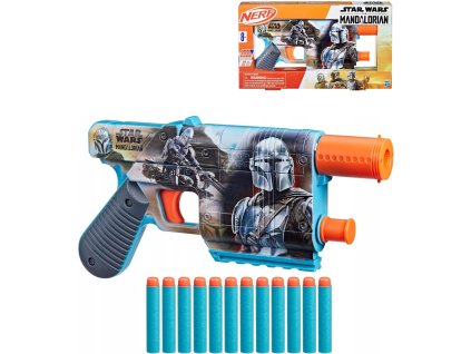 HASBRO NERF Star Wars The Mandalorian pistole set blaster + 12 šipek