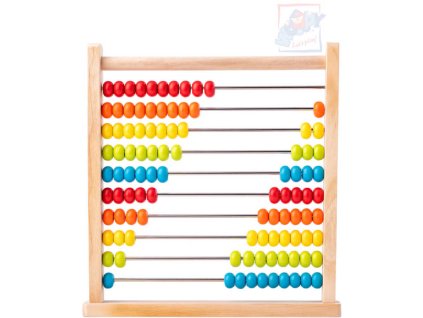 WOODY DŘEVO Počítadlo dětské kuličkové *DŘEVĚNÉ HRAČKY*