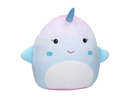 Polštář plyšový jednorožec ryba 25cm