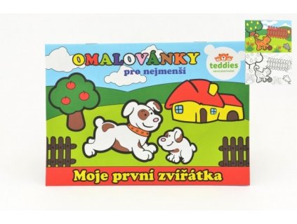 Omalovánky Moje první zvířátka 8 listů 21x14,5cm MPZ