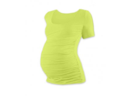 JOŽÁNEK Těhotenské triko krátký rukáv JOHANKA - světle zelená