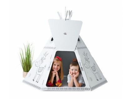 Dětský kartonový domek Tektorado - Teepee stan