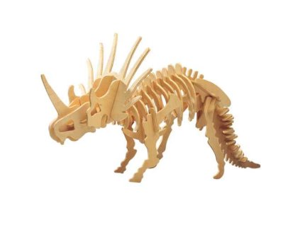 Woodcraft Dřevěné 3D puzzle Styracosaurus