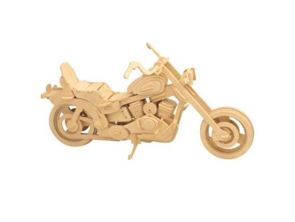 Woodcraft Dřevěné 3D puzzle motorka Harley Davidson I