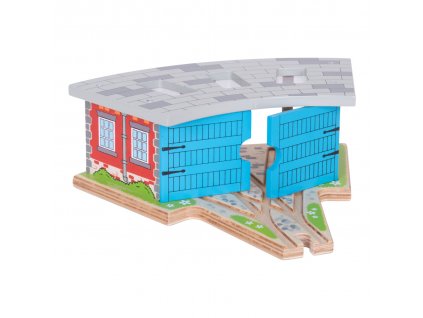 Bigjigs Rail Trojité depo s vraty