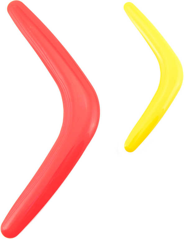 Hra Bumerang plastový dvouramenný 28cm 3 barvy
