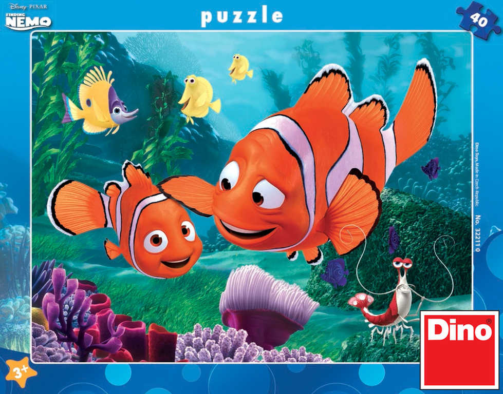 DINO Puzzle Hledá se Nemo 32x24cm set 40 dílků v krabici