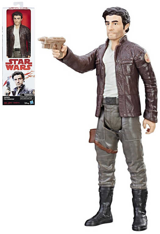 HASBRO Star Wars figurka E8 Poe Dameron 30cm plast v krabici