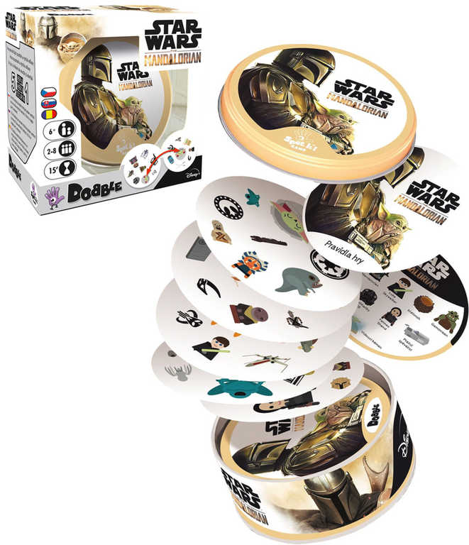 ASMODEE Hra postřehová Dobble Star Wars plechová krabička *SPOLEČENSKÉ HRY*