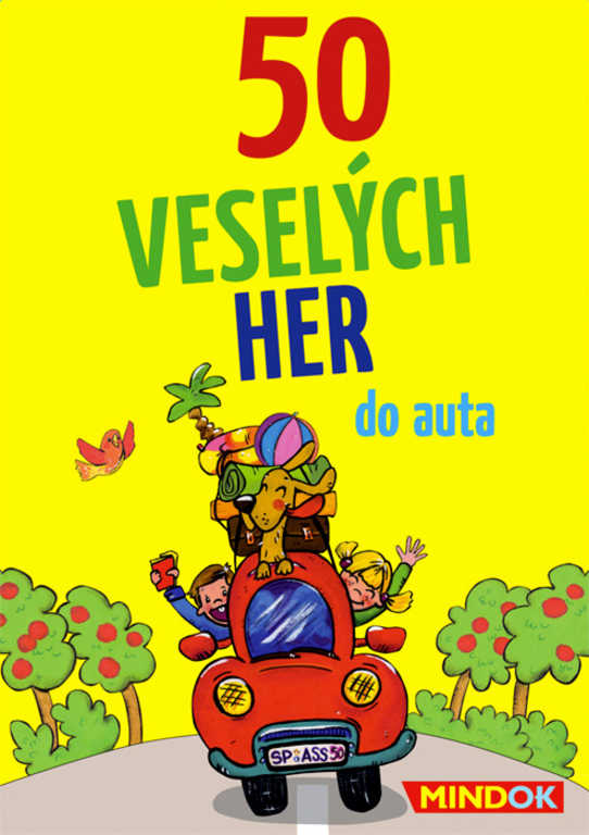 MINDOK HRA 50 Veselých her do auta *SPOLEČENSKÉ HRY*