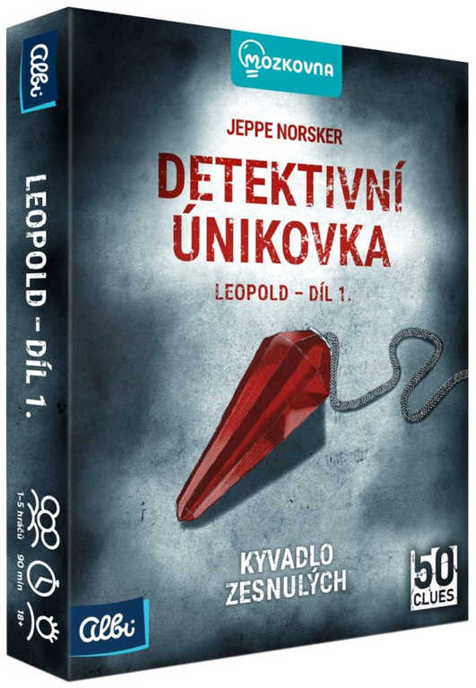 ALBI HRA Detektivní únikovka Leopold 1.díl pro dospělé *SPOLEČENSKÉ HRY*