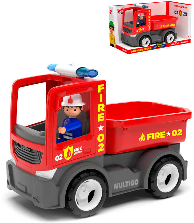 EFKO IGRÁČEK MultiGO Fire valníček set auto hasičské s figurkou