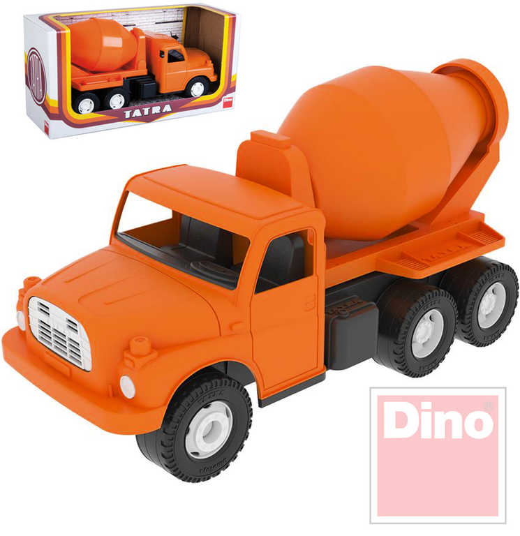 DINO Tatra T148 klasické nákladní auto na písek 30cm oranžová domíchávač betonu