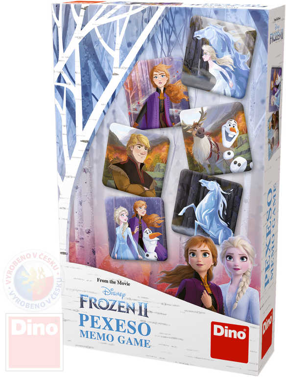 DINO Hra Pexeso Frozen II (Ledové Království) *SPOLEČENSKÉ HRY*