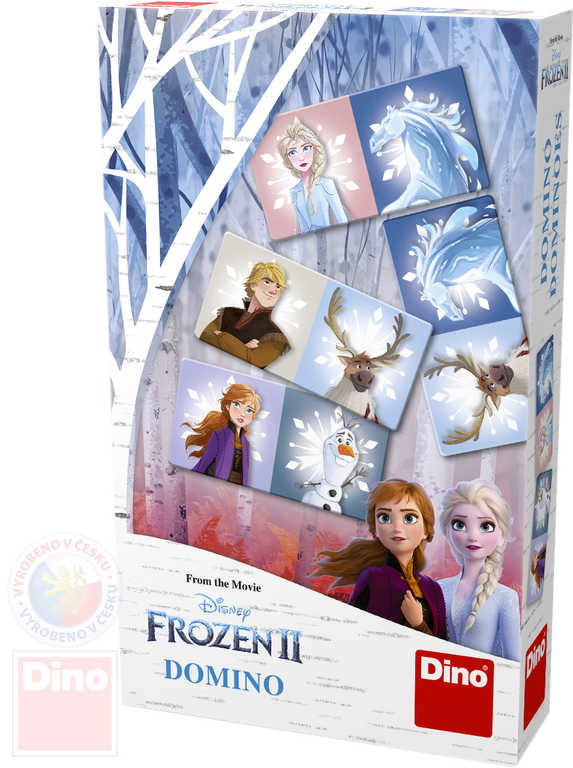 DINO Hra Domino Frozen II (Ledové Království) *SPOLEČENSKÉ HRY*