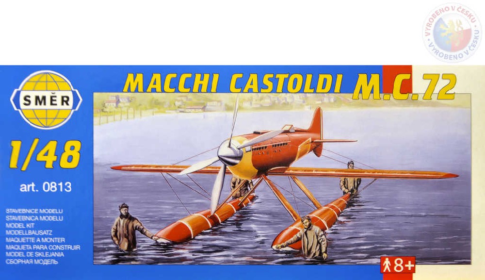 SMĚR Model letadlo Macchi M.C. 72 1:48 (stavebnice letadla)