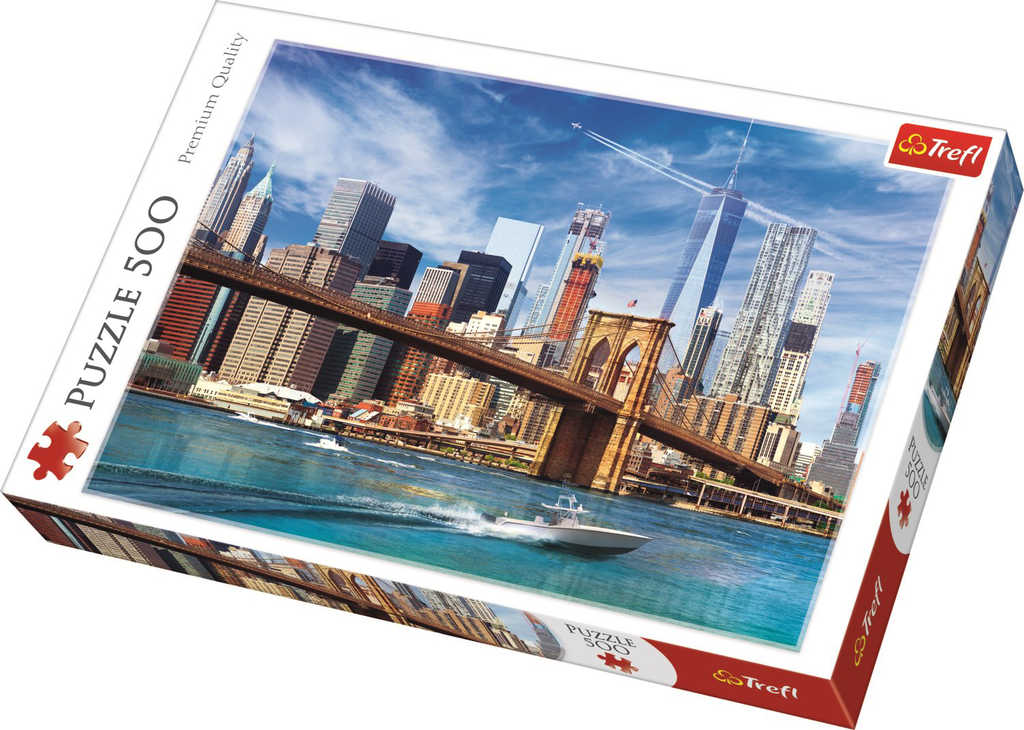 TREFL PUZZLE Foto pohled na New York skládačka 48x34cm 500 dílků