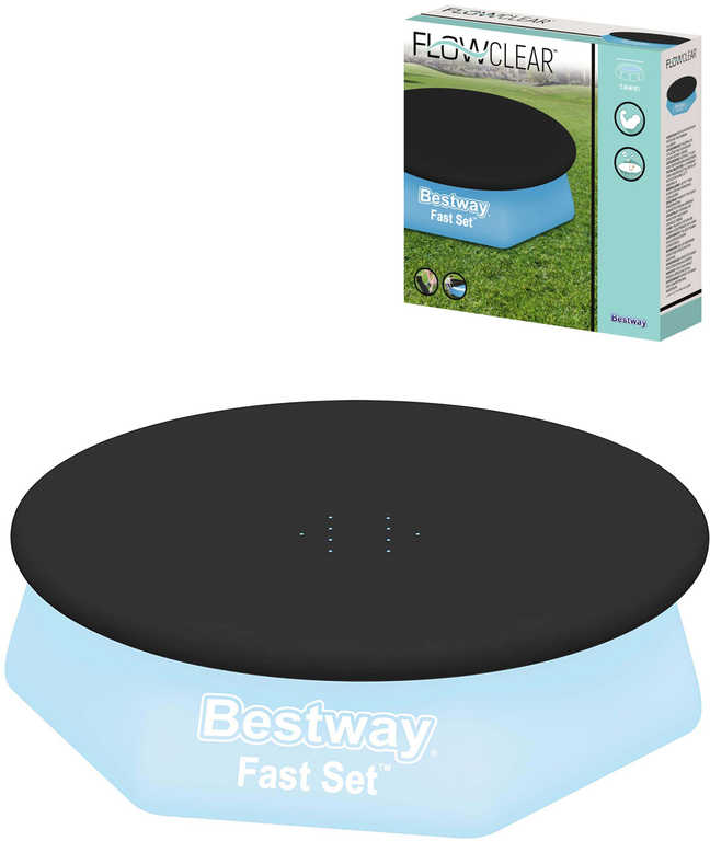 BESTWAY Krycí kruhová plachta 2,4m kryt na bazén 2,44m (244cm) 58032