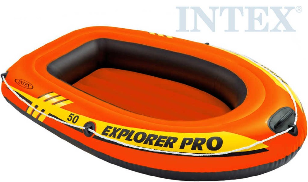 INTEX Člun dětský Explorer Pro 50 oranžový 137x85cm do vody 58354