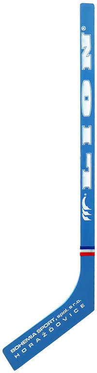 BOHEMIA Hokejka Lion mini 30cm plastová hokejová hůl Modrá H30M