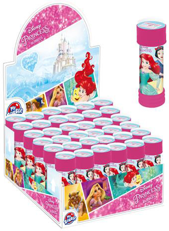 Bublifuk Disney Princezny 55ml dětský bublifukovač s kuličkovým labyrintem