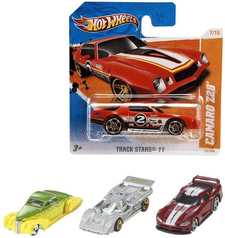 MATTEL HOT WHEELS Angličák HW auto model 6-8cm na kartě kov