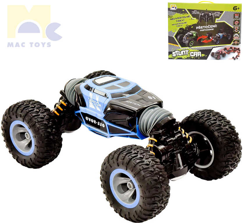 MAC TOYS RC Auto Stunt car 33cm na vysílačku 2,4GHz převracecí na baterie