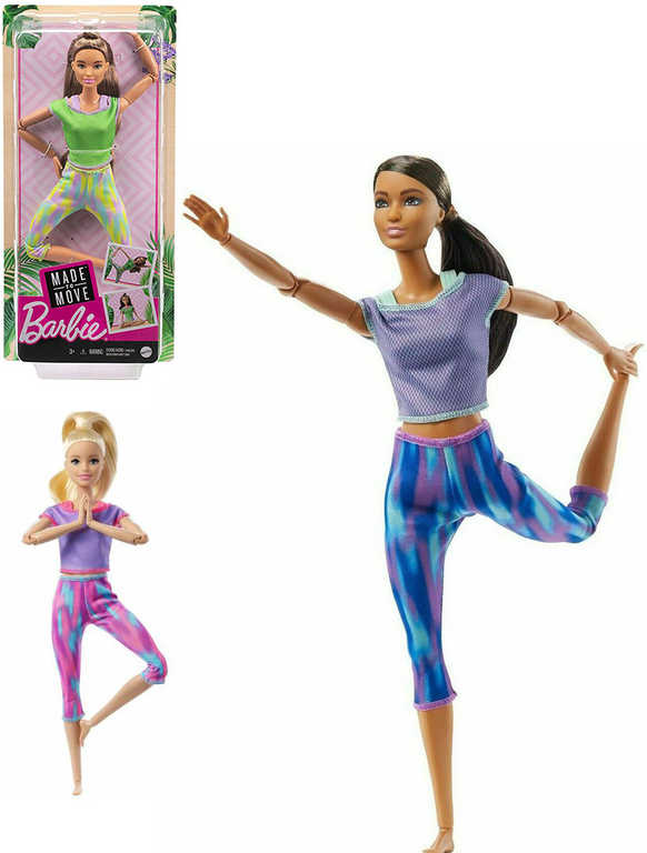 MATTEL BRB Barbie v pohybu 29cm kloubová panenka 4 druhy