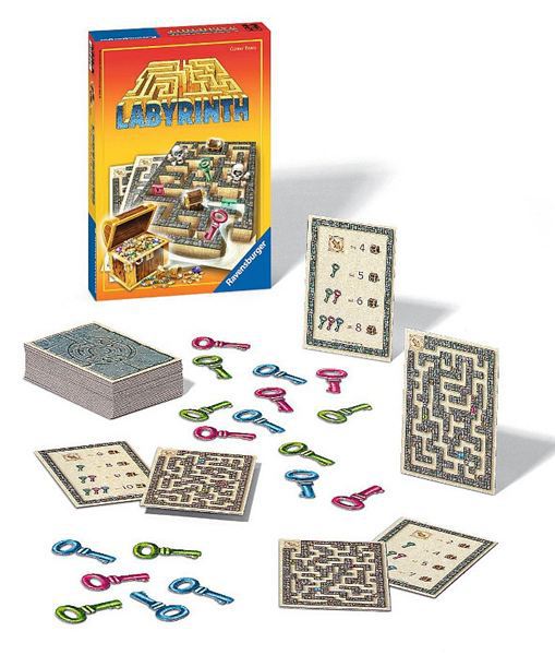 RAVENSBURGER Hra Labyrinth (Labyrint) Honba za pokladem * SPOLEČENSKÉ HRY *