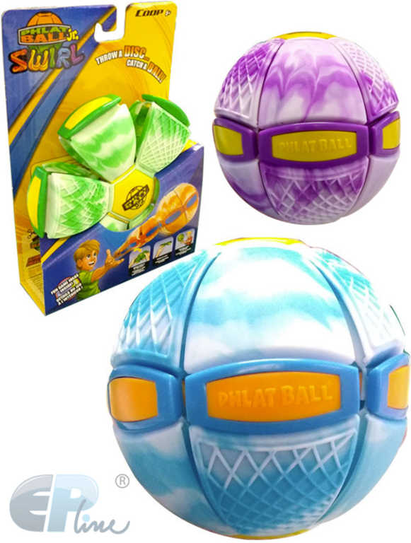 EP Line Phlat Ball Swirl disk plastový měnící se v míč 2v1 Žíhaný různé barvy