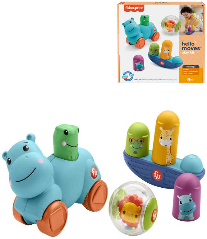 FISHER PRICE Baby Ahoj dovednosti set 3 hračky s aktivitami pro miminko