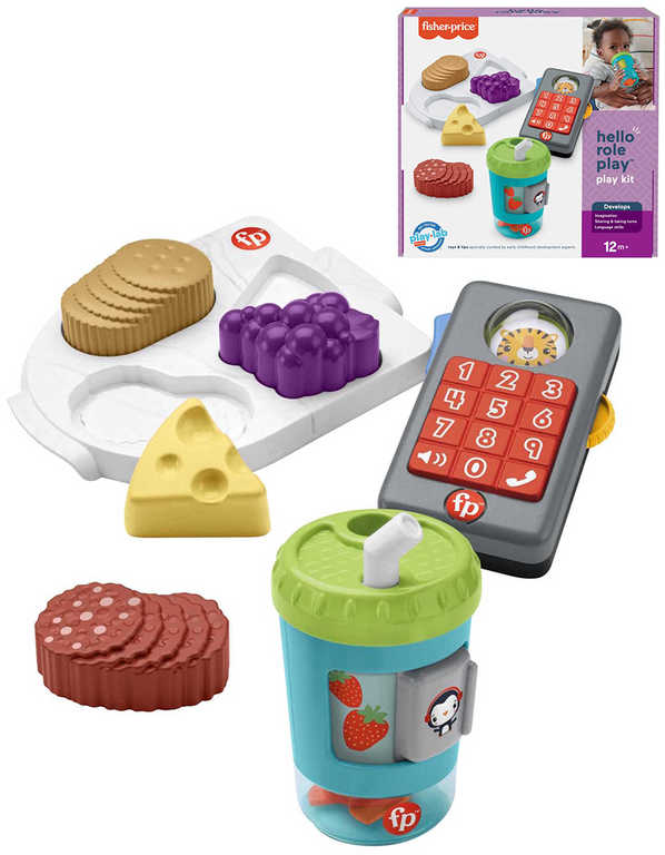 FISHER PRICE Baby Ahoj fantazie set 3 hračky s aktivitami na baterie Světlo Zvuk