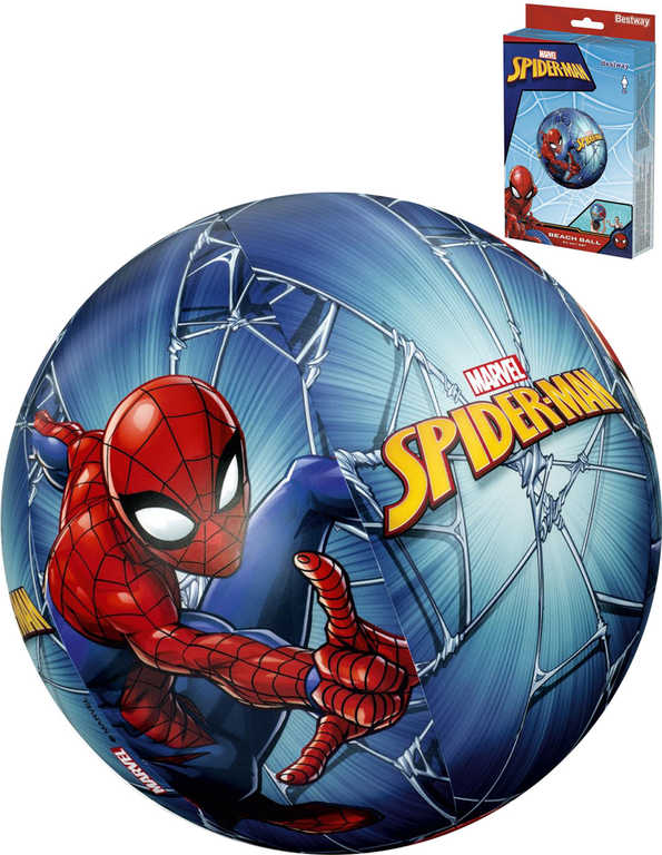 BESTWAY Míč dětský nafukovací 51cm Spiderman plážový do vody 98002